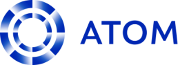 Atom Consulting Logo, Blue